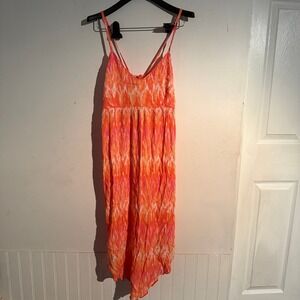 Columbia Womens XS Light waves Dress Orange NWT